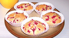 Muffiny s rybízem