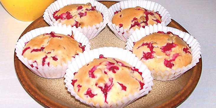 Muffiny s rybízem
