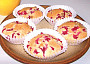 Muffiny s rybízem