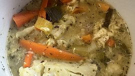 Květáková polévka podle Jitky