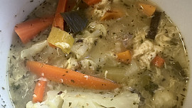 Květáková polévka podle Jitky