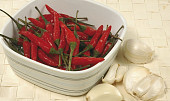 Pálivé okurky s chilli papričkami