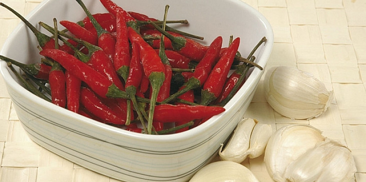 Pálivé okurky s chilli papričkami