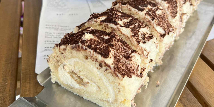 Tiramisu roláda podle Míši Landové