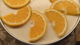 Pomerančový cheesecake