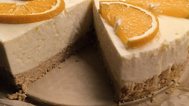 Pomerančový cheesecake
