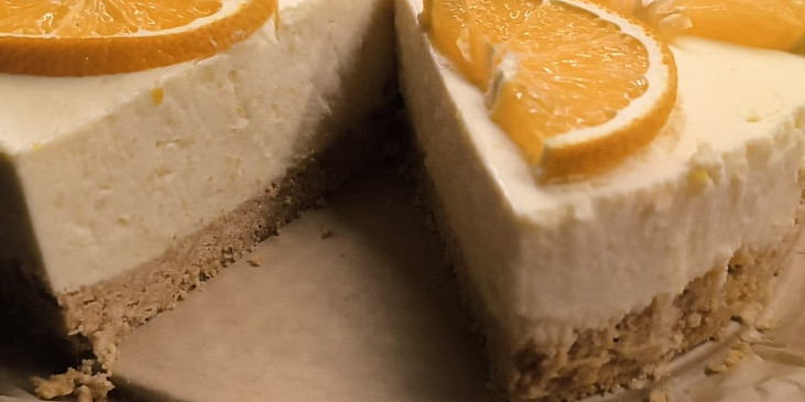 Pomerančový cheesecake