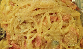 Spaghetti s Lučinou, anglickou slaninou a ředkvičkami (Spaghetti s Lučinou anglickou slaninou a ředkvičkami)