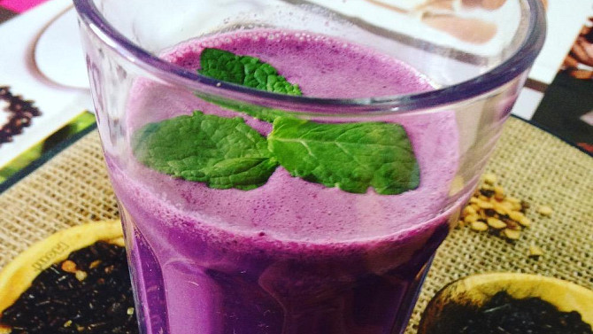 Borůvkové smoothie