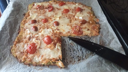 Cuketová pizza přirozeně bezlepková