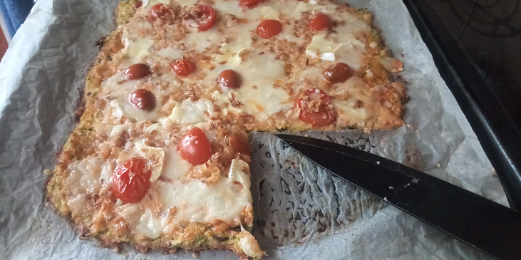 Cuketová pizza přirozeně bezlepková