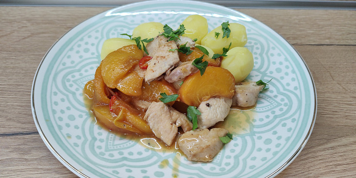 Kuřecí prsa na nektarinkách podle Romana Pauluse