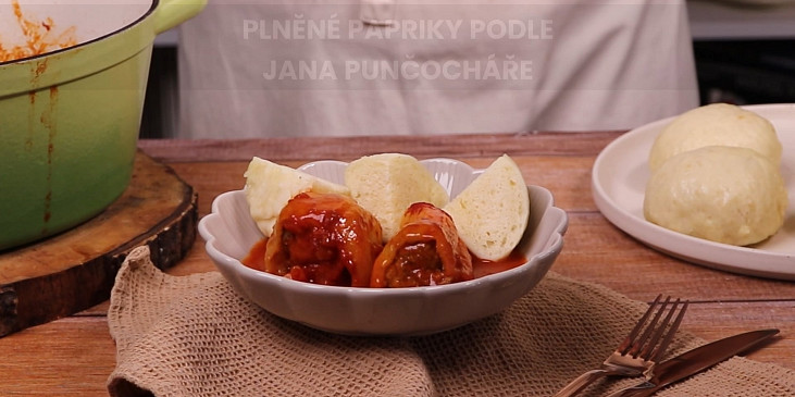 Plněné papriky podle Jana Punčocháře