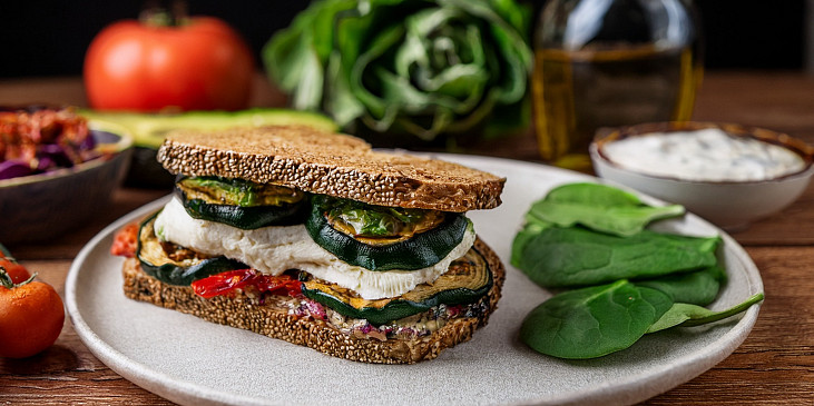 Sendvič „Vegetariánská bomba“