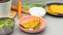 Wrapy ze strouhané zeleniny