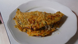 Wrapy ze strouhané zeleniny