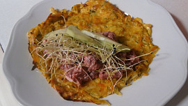 Wrapy ze strouhané zeleniny