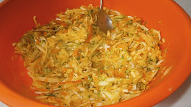 Wrapy ze strouhané zeleniny