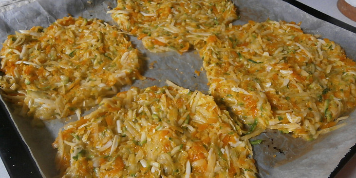 Wrapy ze strouhané zeleniny