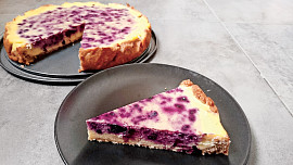 Cheesecake s borůvkami