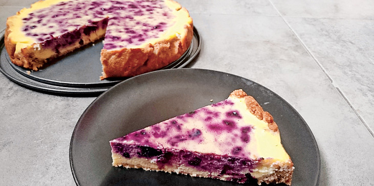 Cheesecake s borůvkami