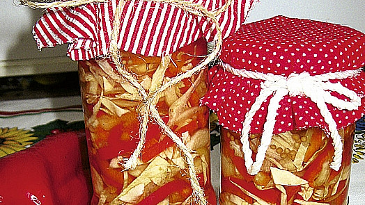 Čalamáda ze zelí a paprik