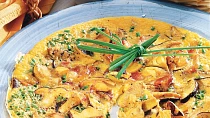 Houbová omeleta