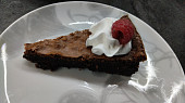 Malinové brownies