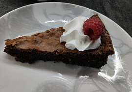 Malinové brownies