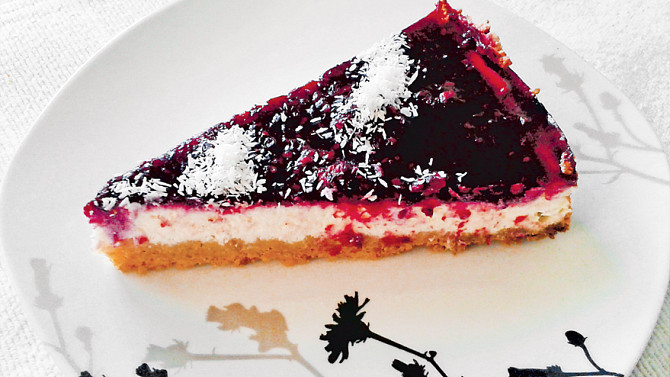 Ostružinový cheesecake