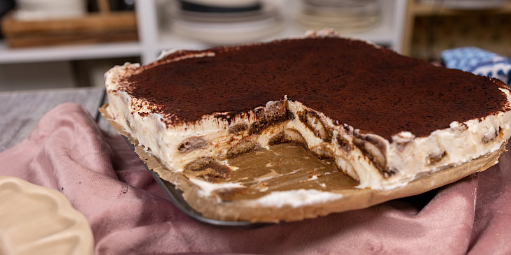 Tiramisu z pomazánkového másla