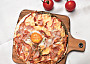 Konopná šunková pizza