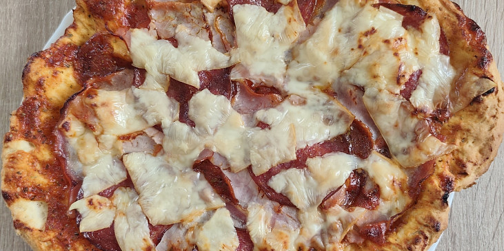 Pizza bez droždí