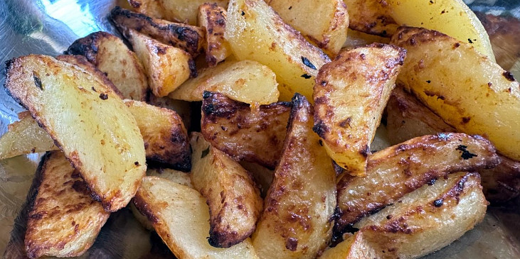 Brambory pečené v horkovzdušné fritéze