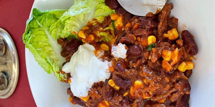 Chilli corne carne po Koutnicku (Koutníkovo corne carne)