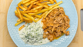 Domácí kuřecí gyros