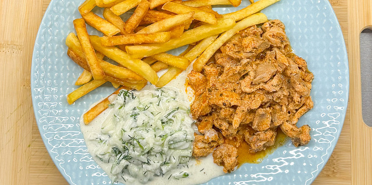 Domácí kuřecí gyros