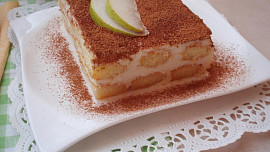 Hruškové tiramisu