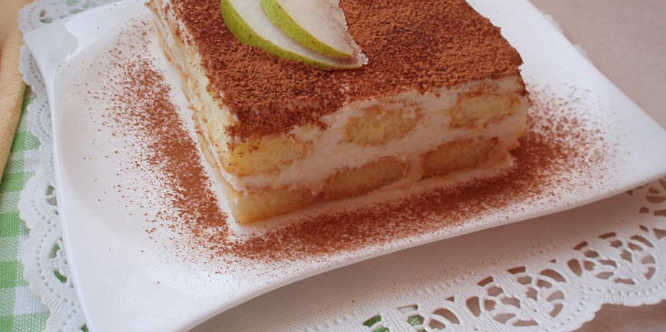 Hruškové tiramisu
