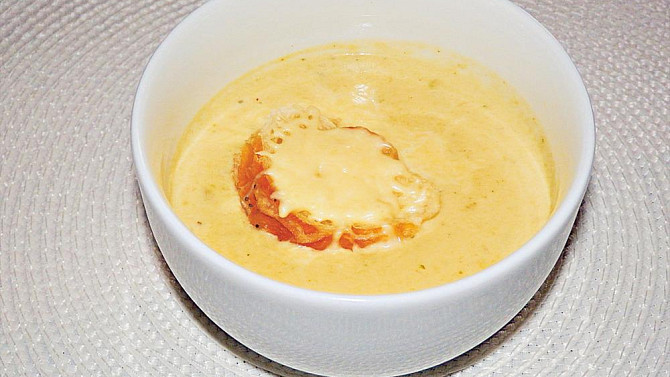 Krémová  cuketová  polévka