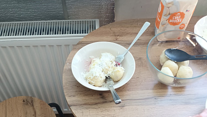 Ovocné tvarohové knedlíky