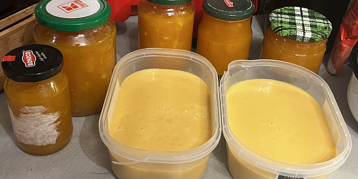 Broskvová marmeláda z DP (Foceno i se zmrzlinou z broskve)