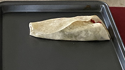 Tortilla plněná kuřecím masem