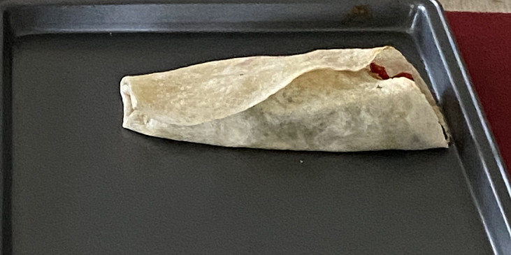 Tortilla plněná kuřecím masem