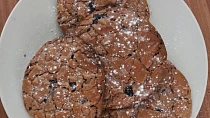Americké cookies s borůvkami