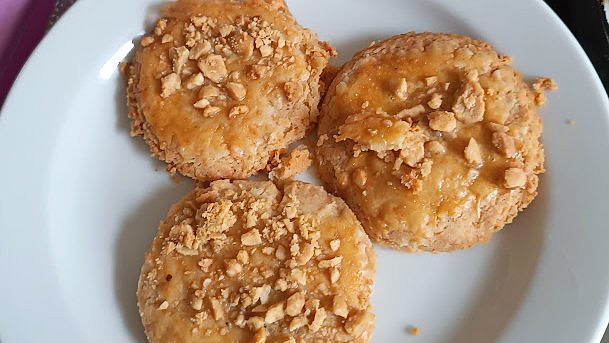 Arašídová slaná kolečka (kolečka arašídová)