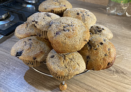 Kefírové muffiny s borůvkami