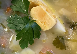 Kvasnicová polévka s vajíčkem (Kvasnicová ♥️)