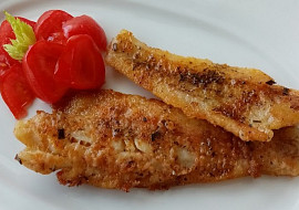 Mořská štika v křupavé bylinkové krustě