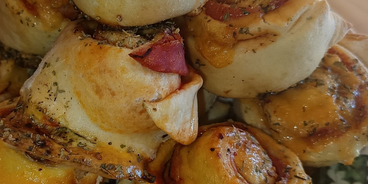 Pizza šneci z domácího těsta